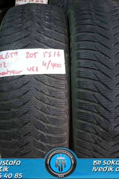 205 55 R 16 GOODYEAR ULTRAGRIP 8 91T * 2012 * 4 ADET * CKL659