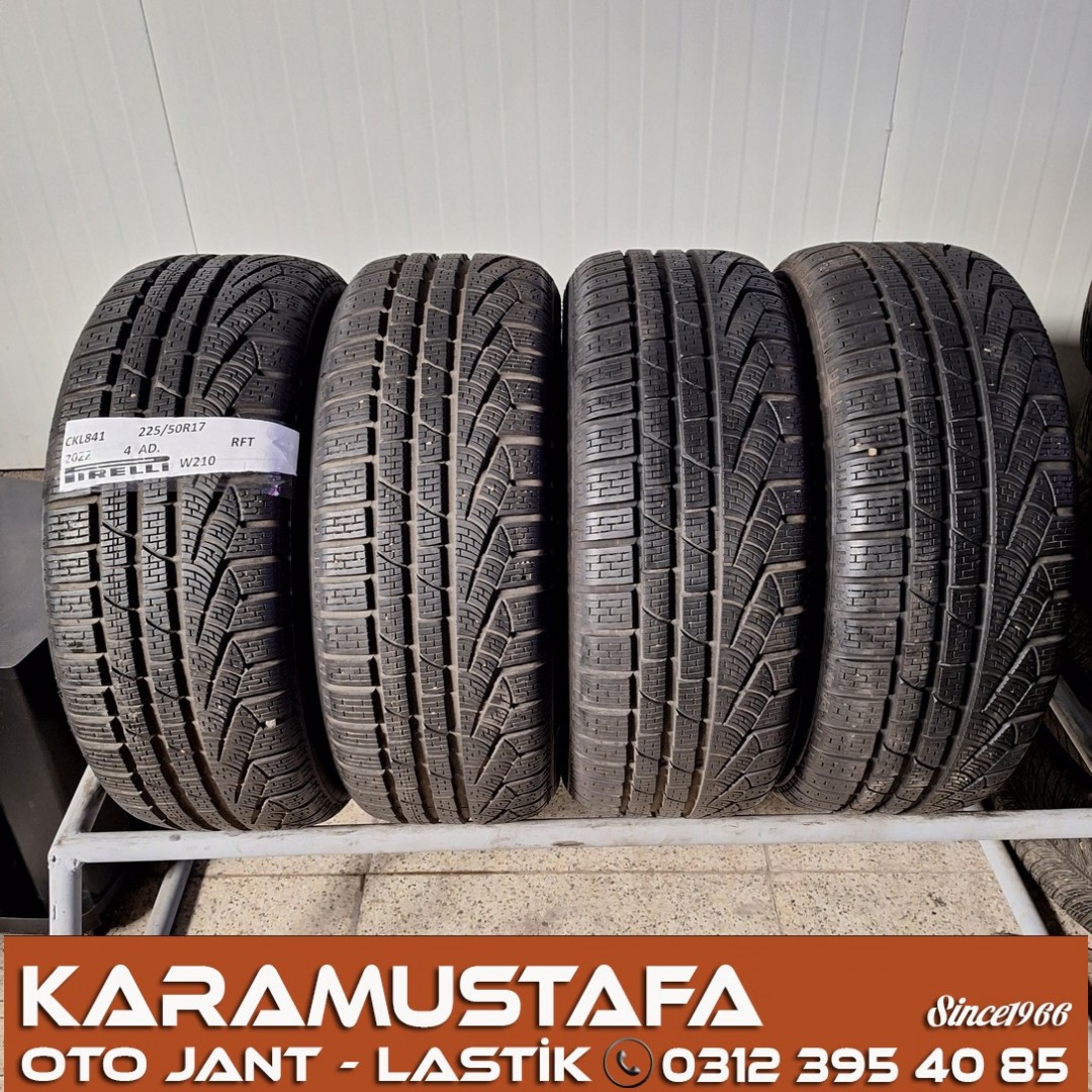225 50 R 17 PIRELLI W210 RFT * 2022 * 4 ADET * CKL841