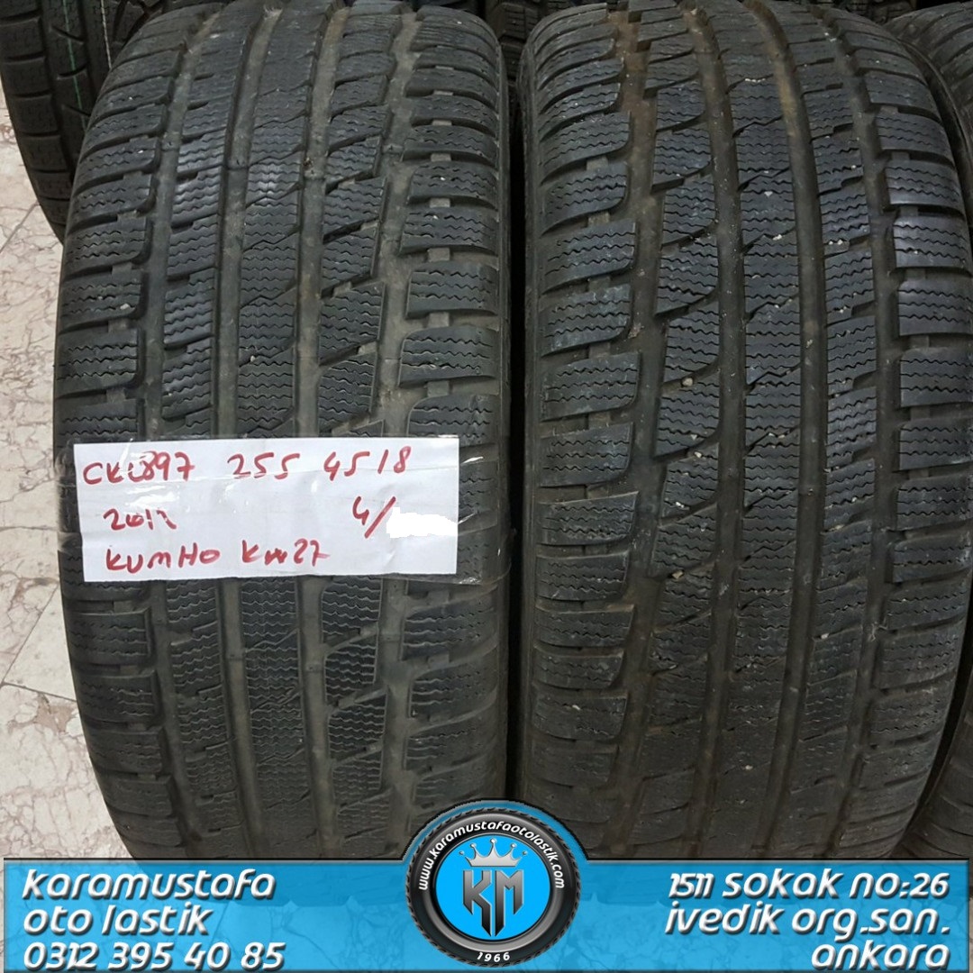 255 45 R 18 KUMHO KW27 * 2012 * 4 ADET * CKL897