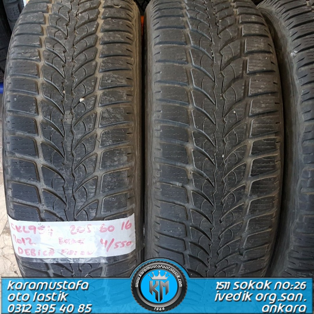 205 60 R 16 DEBICA FRIGO 96H * 2012 * 4 ADET * CKL954