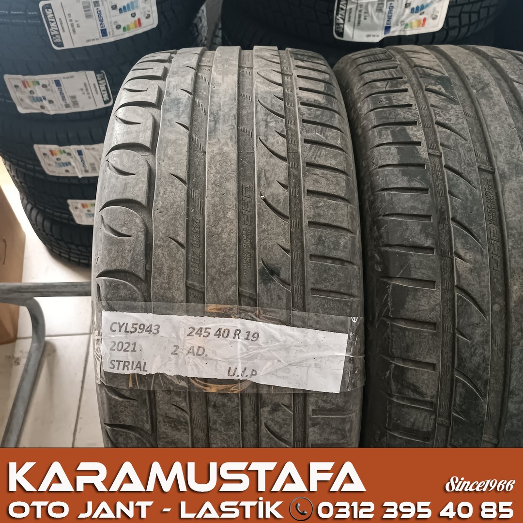 245 40 R 19 STRIAL UHP 98Y * 2021 * 2 ADET * CYL5943 **