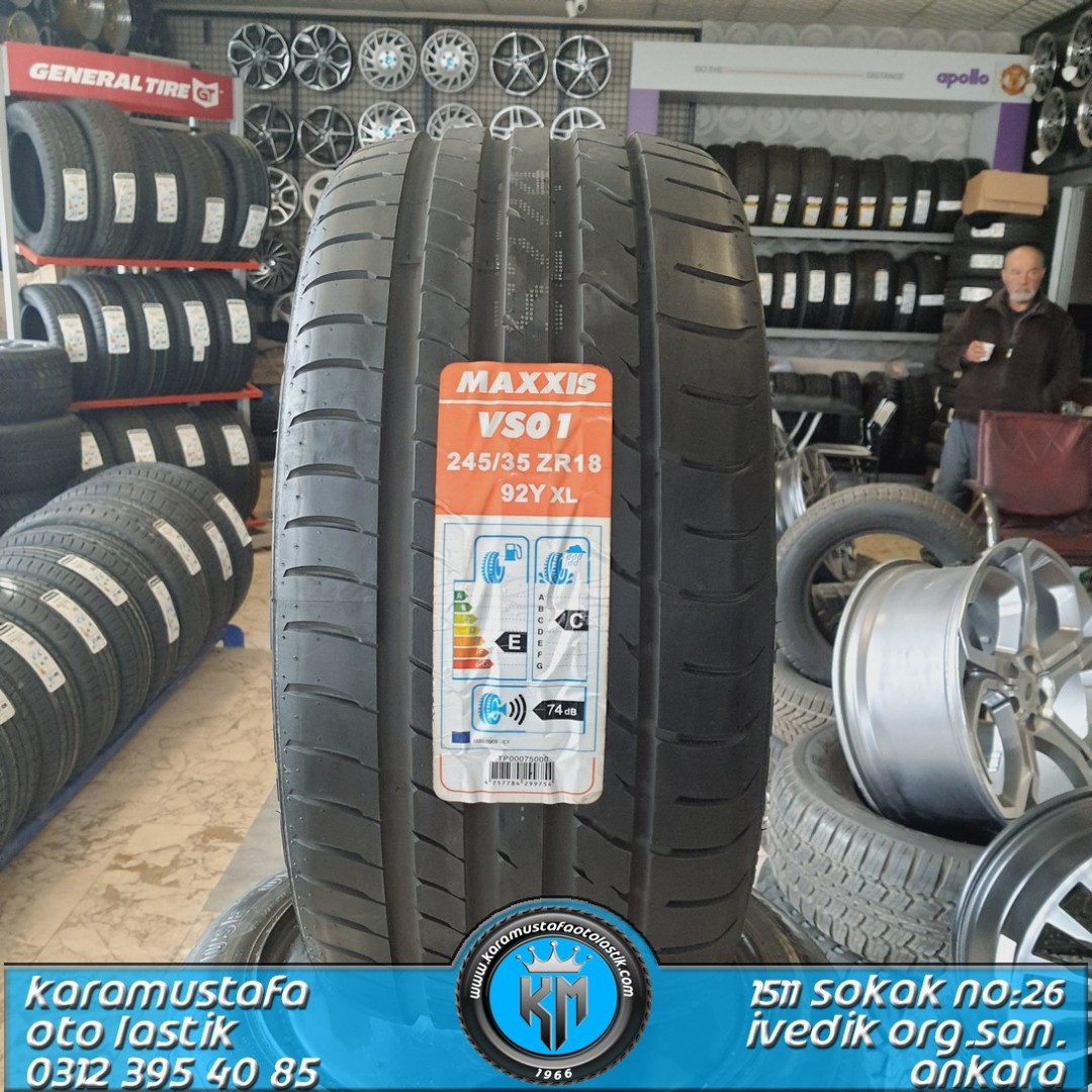 245 35 R 18 MAXXIX VICTRA SPORT VS01 92Y * 2016 * SON 2 ADET !!!