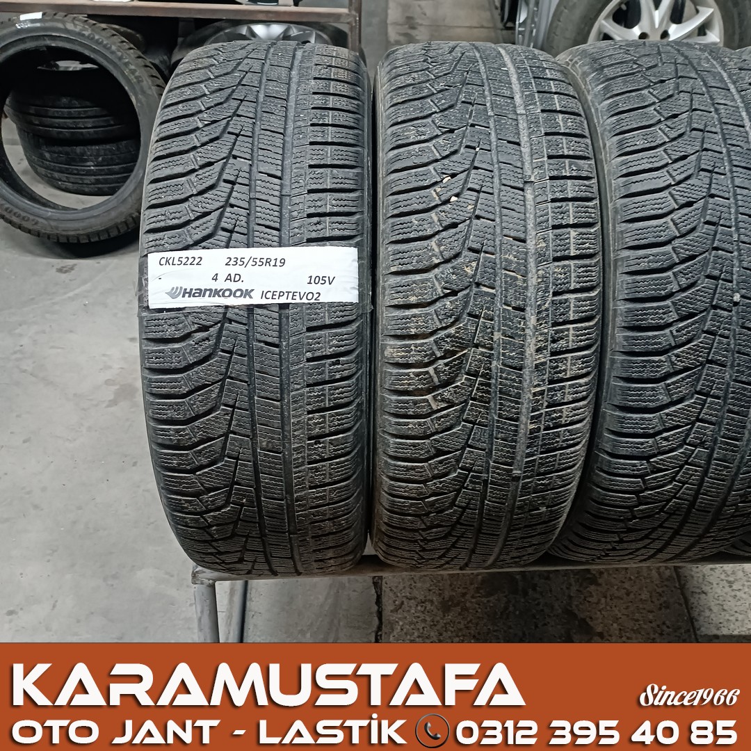 235 55 R 19 HANKOOK I CEPT EVO2 105V * 4 ADET * CKL5222
