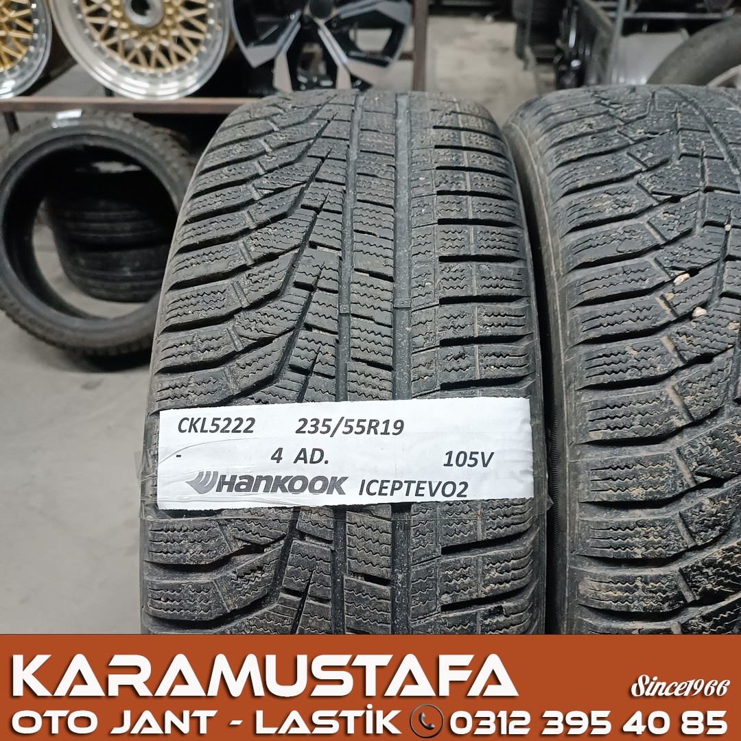 235 55 R 19 HANKOOK I CEPT EVO2 105V * 4 ADET * CKL5222