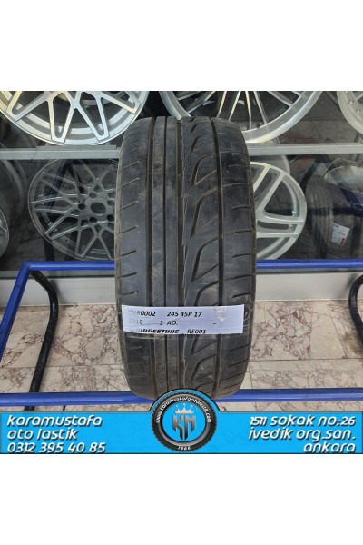 245 45 R 17 BRIDGESTONE RE001 * 2010 * 1 ADET * CNR002 **