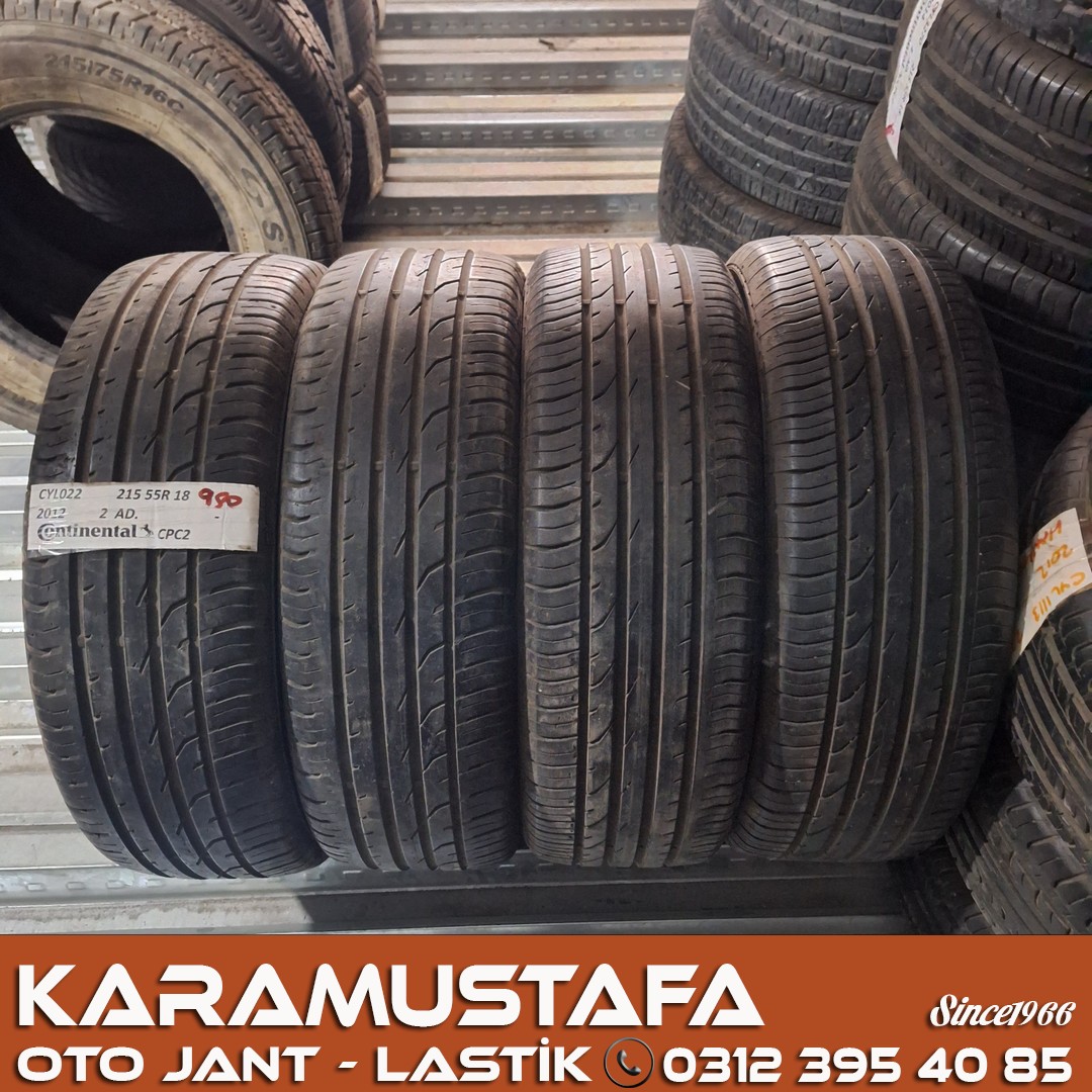 215 55 R 18 CONTINENTAL * 2012 * 4 ADET * CYL022
