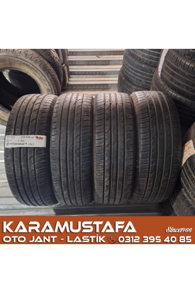 215 55 R 18 CONTINENTAL * 2012 * 4 ADET * CYL022 **