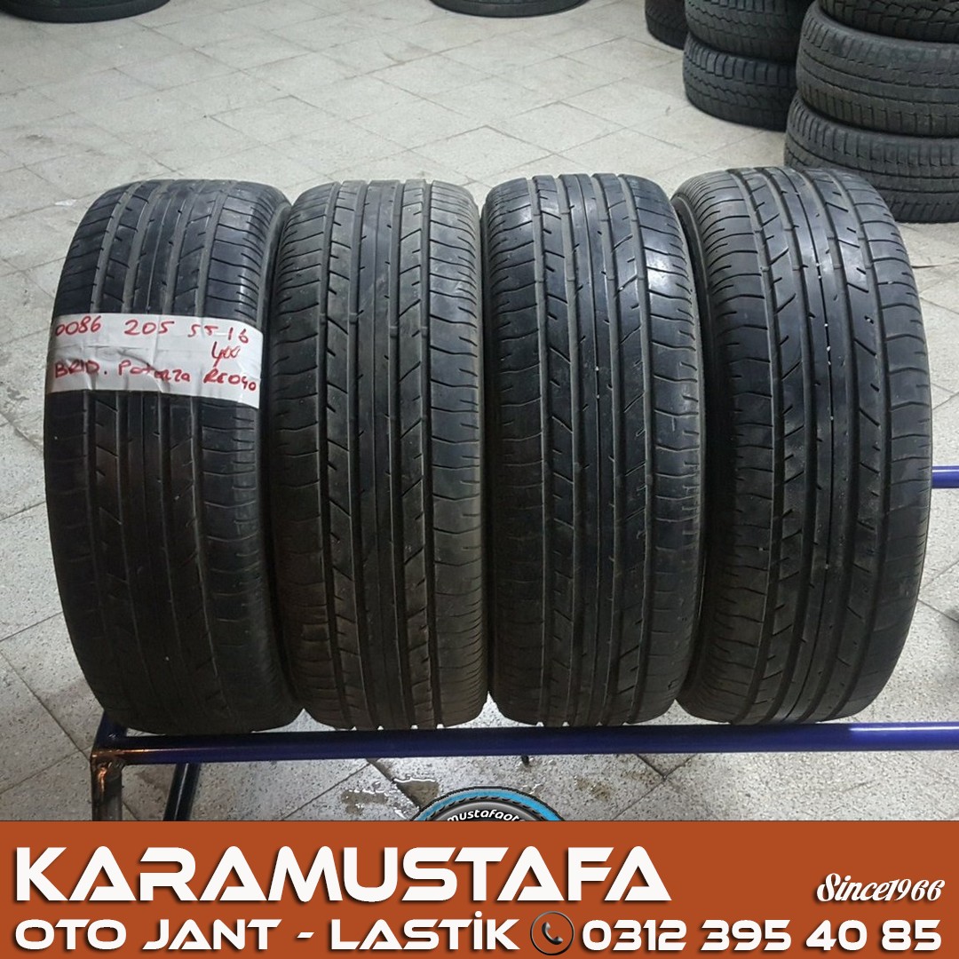 205 55 R 16 BRIDGESTONE POTENZA * 4  ADET * CYL086