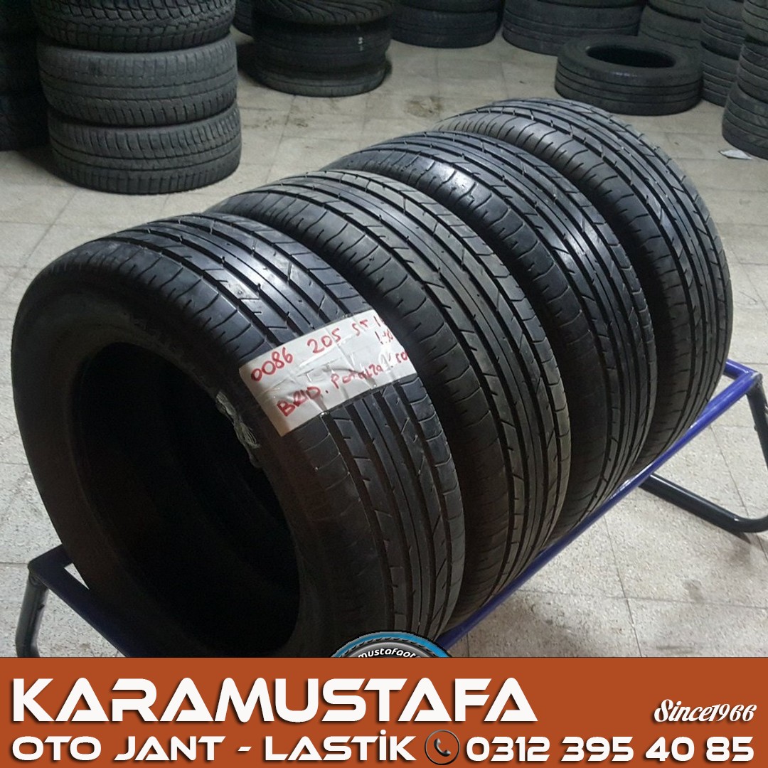 205 55 R 16 BRIDGESTONE POTENZA * 4  ADET * CYL086