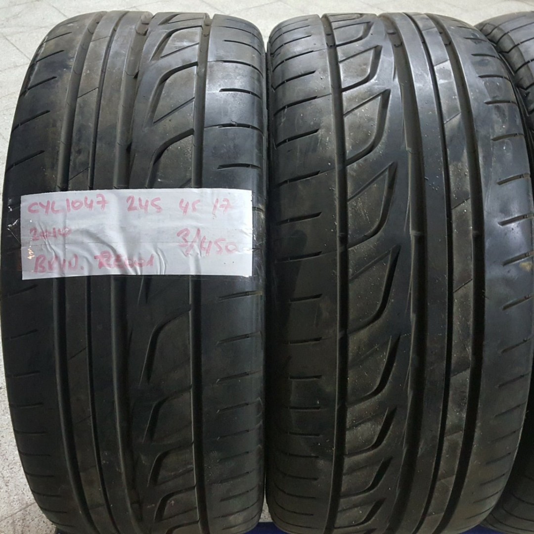 245 45 R 17 BRIDGESTONE RE001 95W * 2010 * 3 ADET * CYL1047