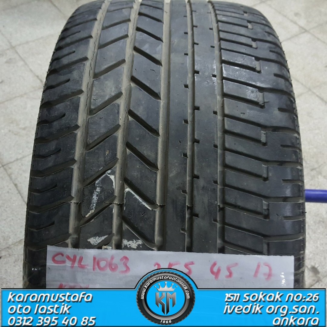255 45 R 17 PIRELLI * 1999 * 1 ADET * CYL1063