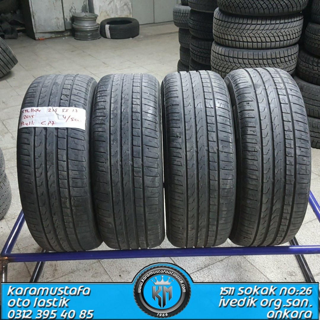 215 55 R 17 PIRELLI CP7 JELLI * 2015 * 4 ADET * CYL1104