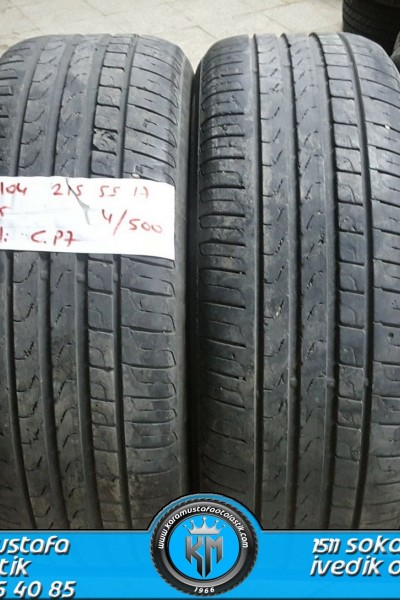 215 55 R 17 PIRELLI CP7 JELLI * 2015 * 4 ADET * CYL1104 **