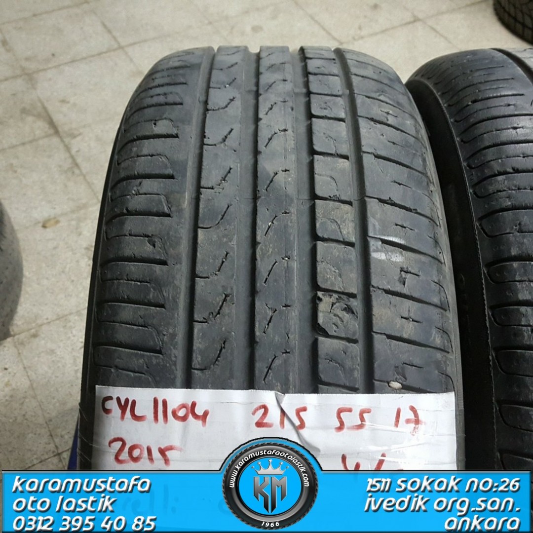 215 55 R 17 PIRELLI CP7 JELLI * 2015 * 4 ADET * CYL1104