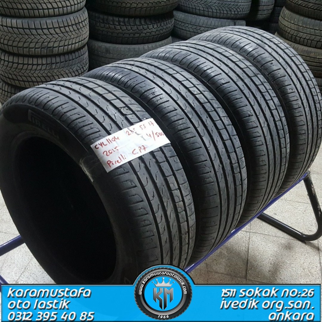 215 55 R 17 PIRELLI CP7 JELLI * 2015 * 4 ADET * CYL1104
