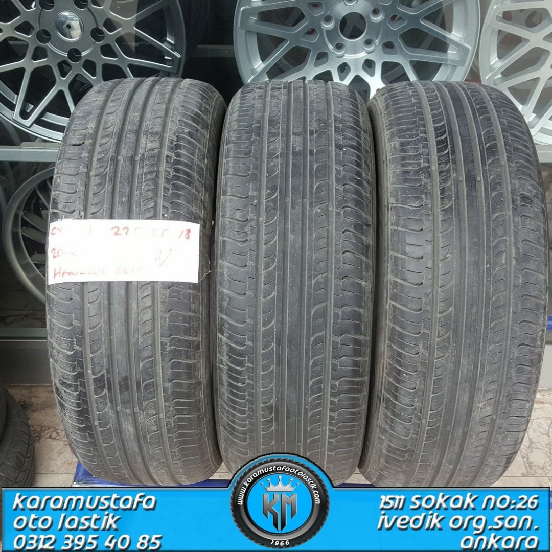 225 55 R 18 HANKOOK K415  * 2012 * 3 ADET * CYL1113
