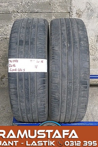 215 60 R 16 CONTINENTAL CEC5 * 2016 * 2 ADET * CYL1178 **
