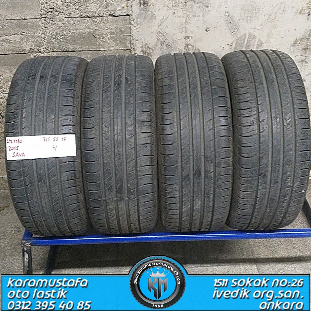 215 55 R 17 SAVA INTENSA UHP 94V * 2015 * 4 ADET * CYL1180