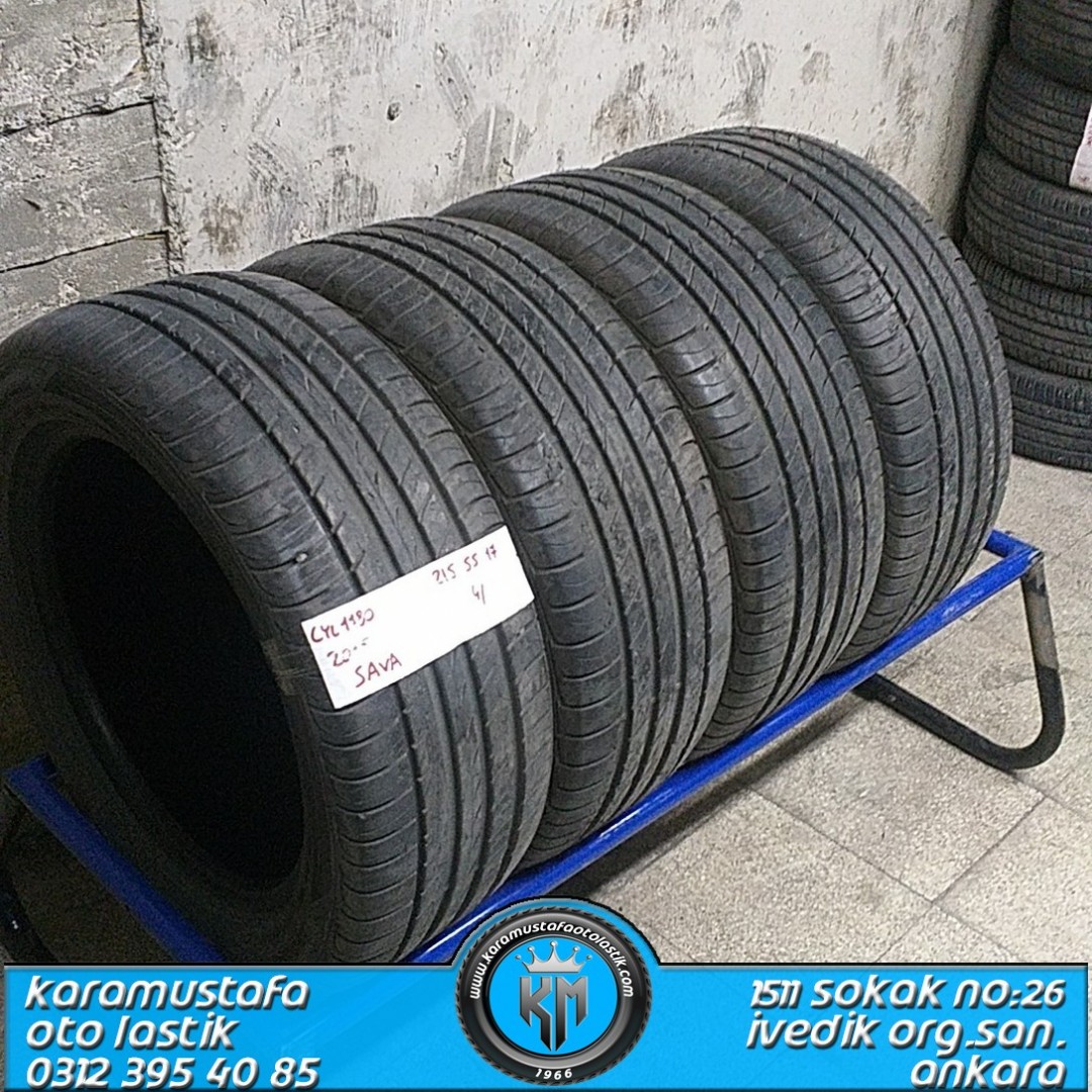 215 55 R 17 SAVA INTENSA UHP 94V * 2015 * 4 ADET * CYL1180