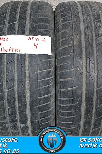 215 55 R 16 PETLAS  PT741 * 2015 * 4 ADET * CYL1192 **