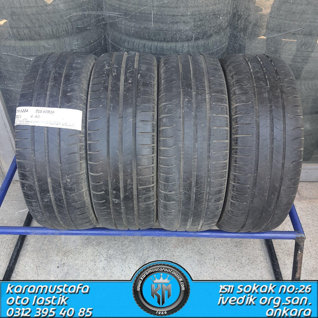 215 60 R 16 MICHELIN E SAVER * 2011 * 4 ADET * CYL1224