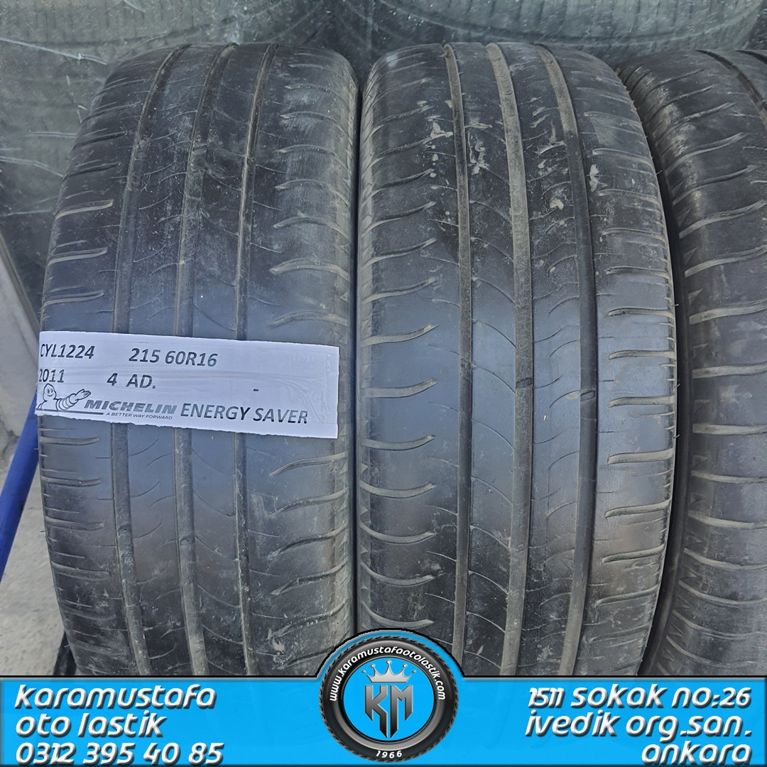 215 60 R 16 MICHELIN E SAVER * 2011 * 4 ADET * CYL1224