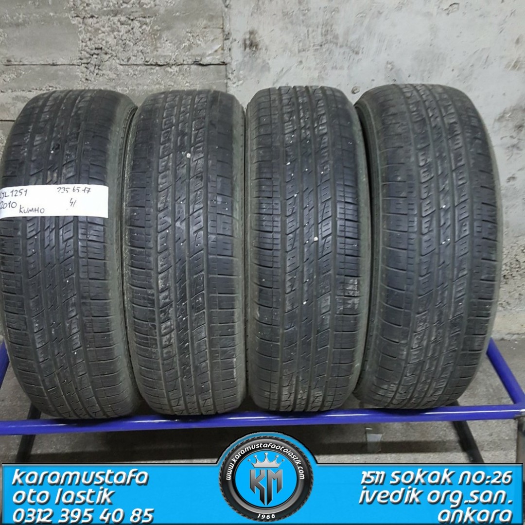 235 65 R 17 KUMHO KL21 104T * 2010 * 4 ADET * CYL1251