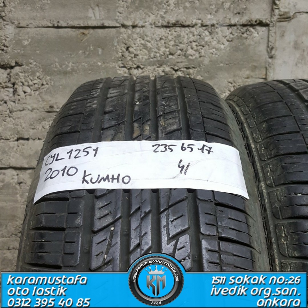 235 65 R 17 KUMHO KL21 104T * 2010 * 4 ADET * CYL1251