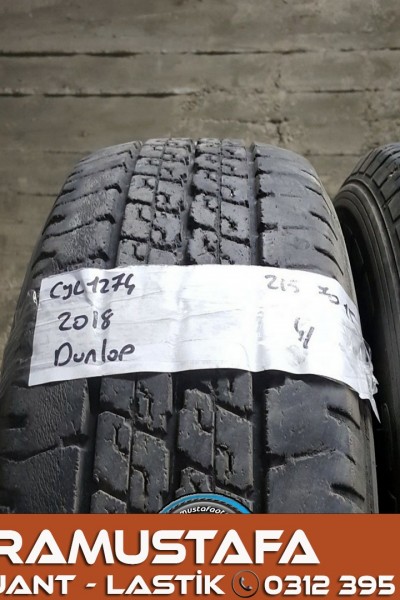 215 70 R 15 DUNLOP * 2018 * 1 ADET * CYL1274