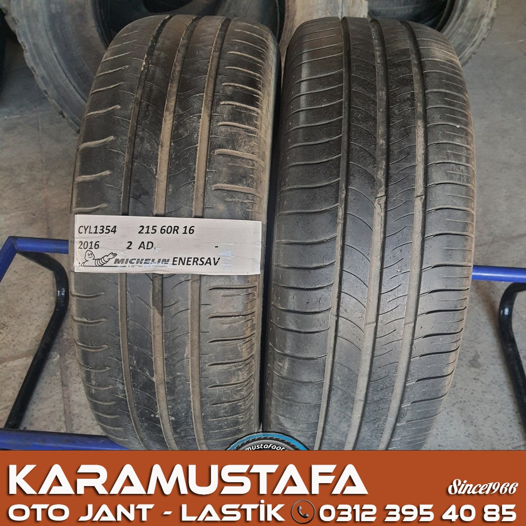 215 60 R 16 MICHELIN ENERGY SAVER * 2016 * 2 ADET * CYL1354