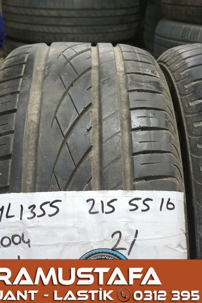 215 55 R 16 CONTINENTAL * 2004 * 2 ADET * CYL1355 **