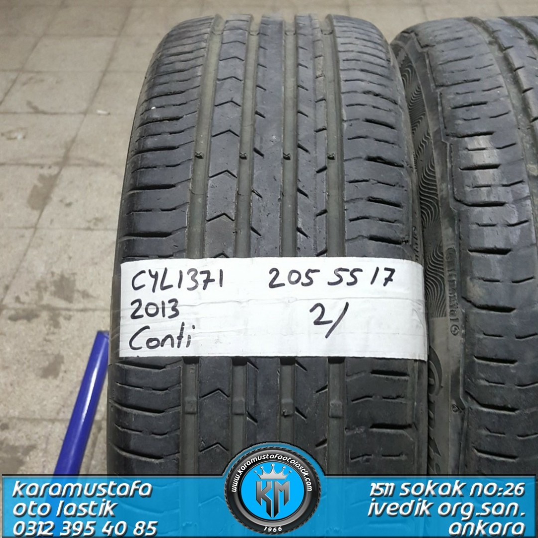 205 55 R 17 CONTINENTAL CPC5 95V * 2013 * 1 ADET * CYL1371 **