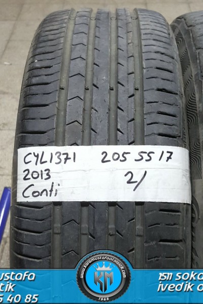 205 55 R 17 CONTINENTAL CPC5 95V * 2013 * 1 ADET * CYL1371 **