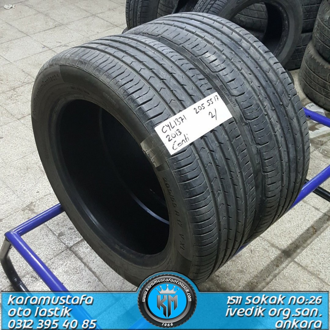 205 55 R 17 CONTINENTAL CPC5 95V * 2013 * 1 ADET * CYL1371 **