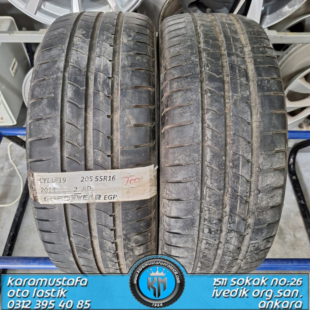 205 55 R 16 GOODYEAR EGP * 2014 * 2 ADET * CYL1419