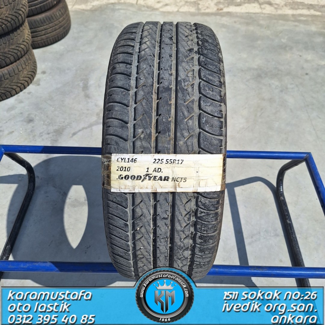 225 55 R 17 GOODYEAR NCT5 * 2010 * 1 ADET * CYL146