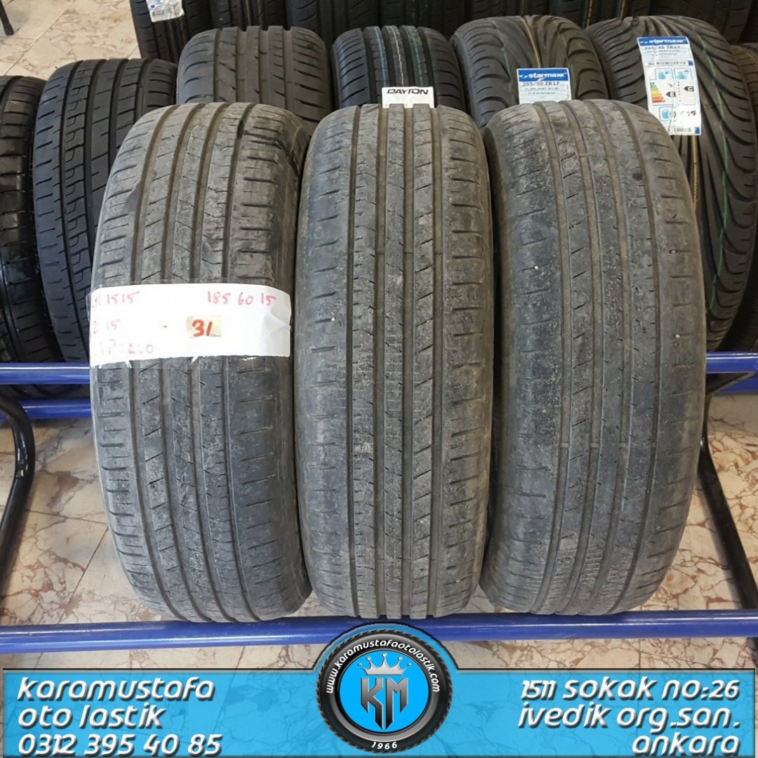 185 60 R 15 APOLLO ALNAC4G 84H * 2015 * 3 ADET * CYL1515