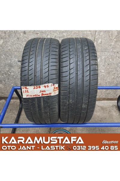 225 45 R 17 MICHELIN PRIMACY * 2011 * 2 ADET * CYL152 **
