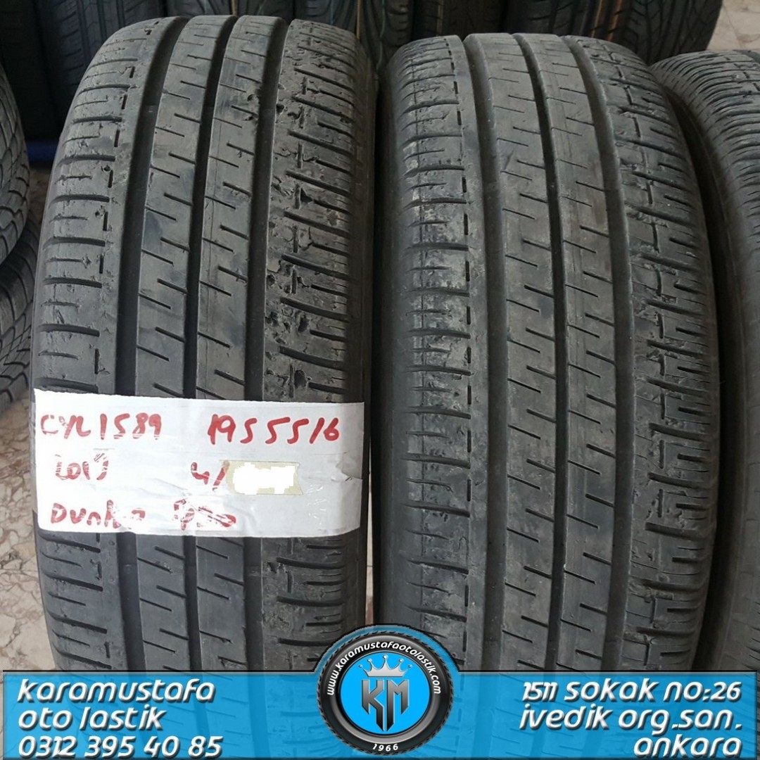 195 55 R 16 DUNLOP SP30 87H * 2013 * 4 ADET * CYL1589