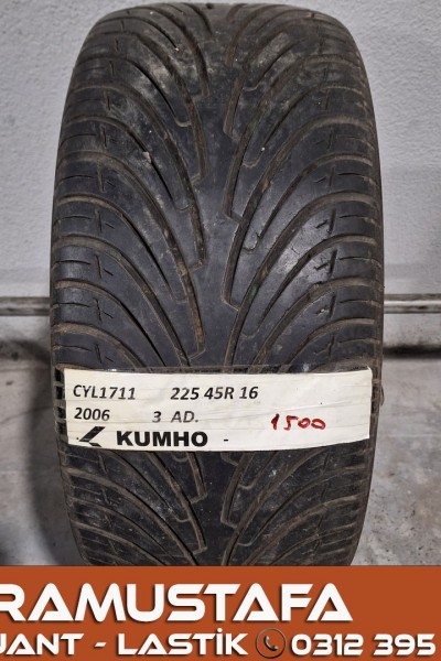 225 45 R 16 KUMHO * 2006 * 1 ADET * CYL1711 **