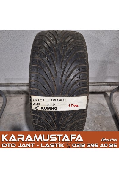 225 45 R 16 KUMHO * 2006 * 1 ADET * CYL1711 **
