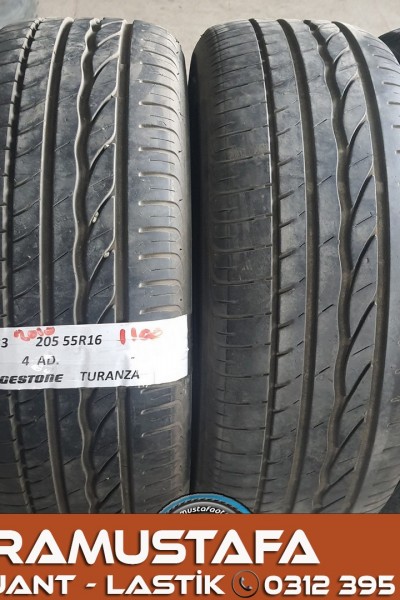 205 55 R 16 BRIDGESTONE TURANZA 91V * 2005 * 4 ADET * CYL1723