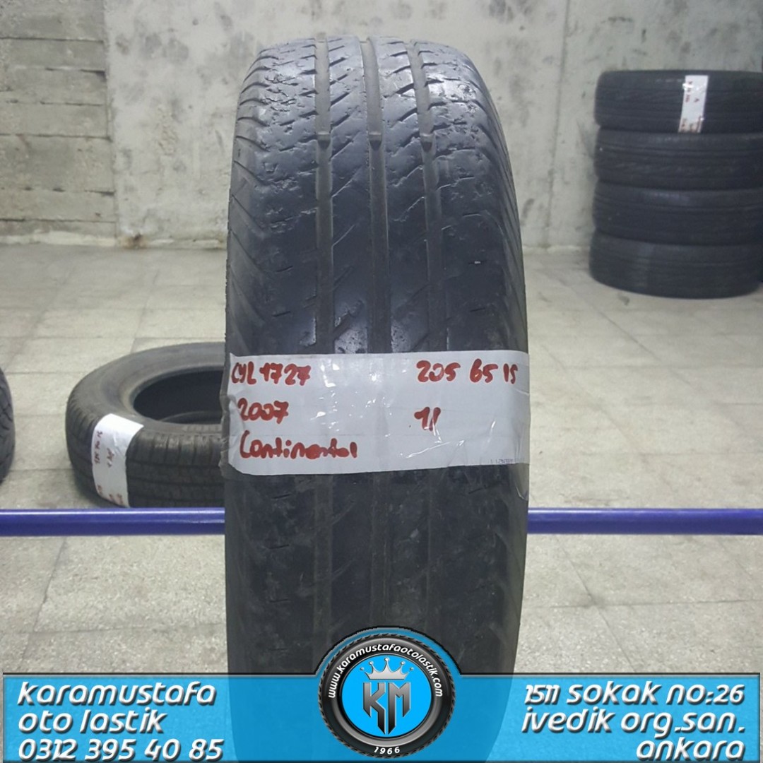 205 65 R 15 CONTINENTAL * 2007 * 1 ADET * CYL1727
