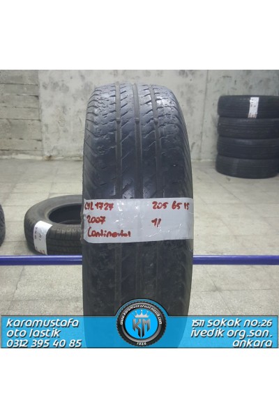 205 65 R 15 CONTINENTAL * 2007 * 1 ADET * CYL1727 **