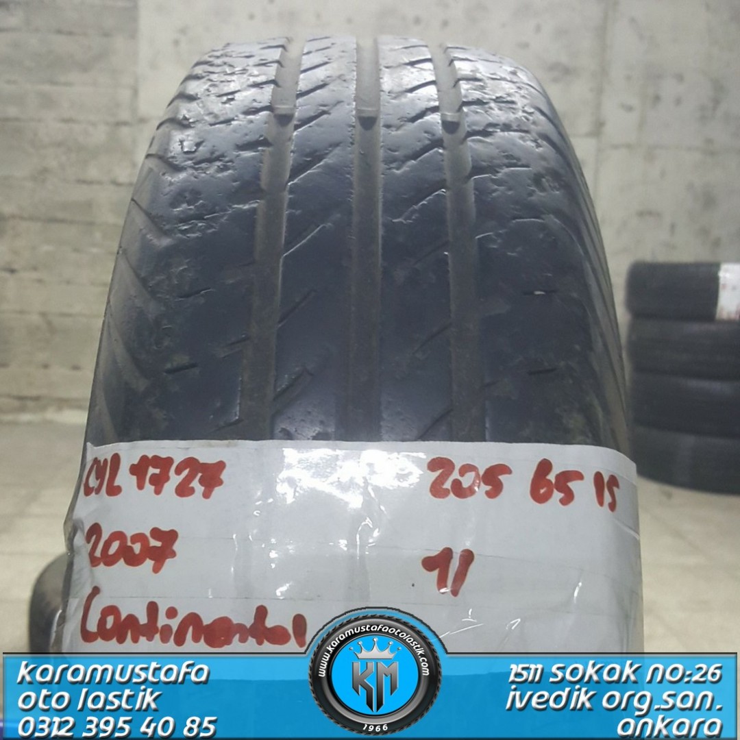 205 65 R 15 CONTINENTAL * 2007 * 1 ADET * CYL1727