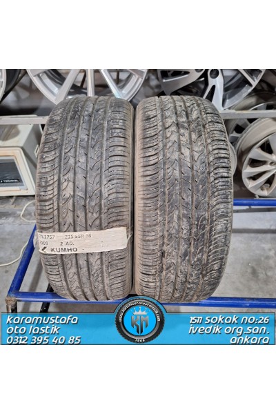 215 55 R 16 KUMHO * 2009 * 2 ADET * CYL1757 **