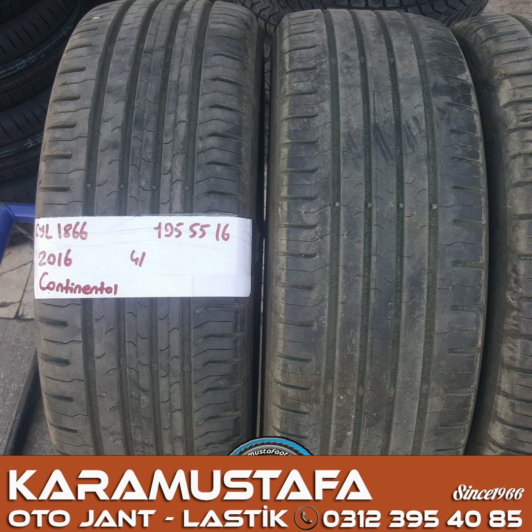 195 55 R 16 CONTINENTAL * 2016 * 4 ADET * CYL1866