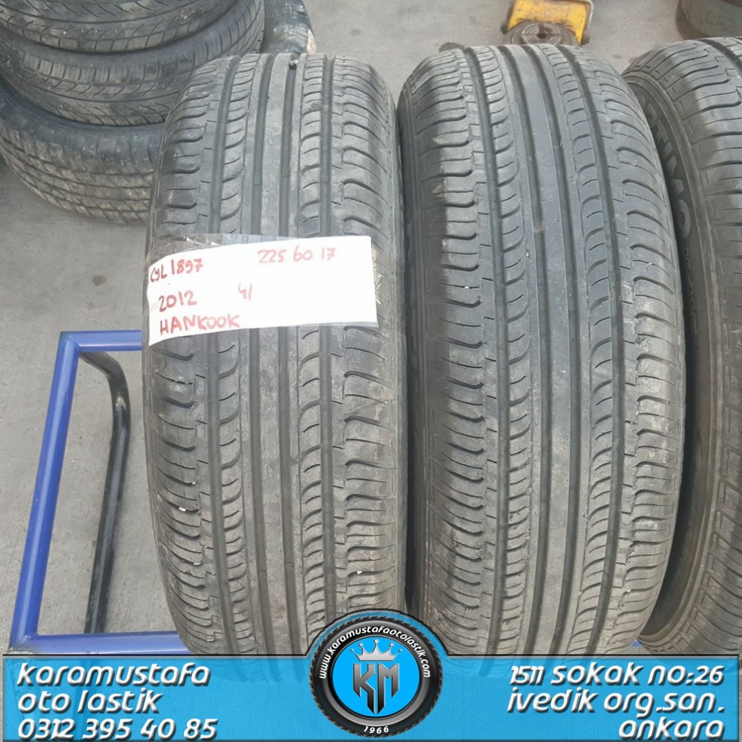 225 60 R 17 HANKOOK K415 99H * 2012 * 4 ADET * CYL1897