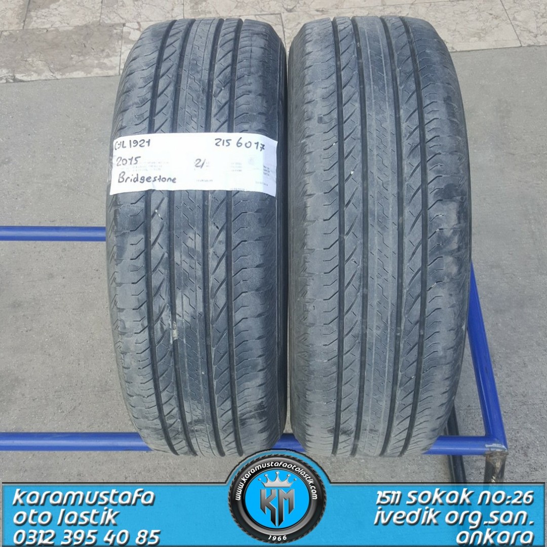 215 60 R 17 BRIDGESTONE EP850 96H * 2015 * 2 ADET * CYL1921