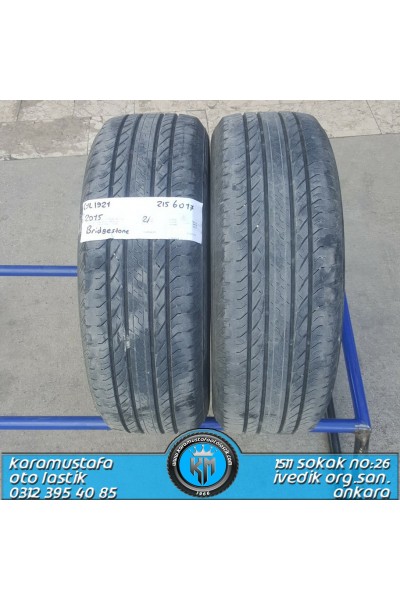 215 60 R 17 BRIDGESTONE EP850 96H * 2015 * 2 ADET * CYL1921